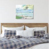 Airlie Beach Australia. 1998 Canvas Afdruk (Insitu (Slaapkamer))