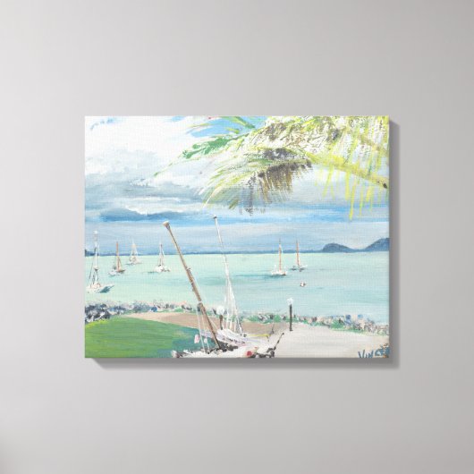 Airlie Beach Australia. 1998 Canvas Afdruk (Voorkant)