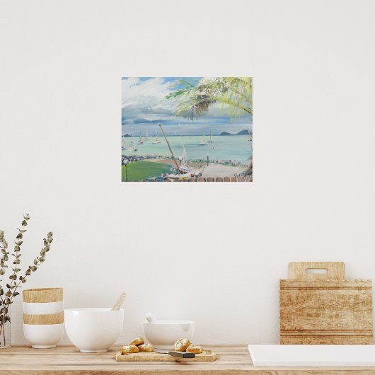 Airlie Beach Australia. 1998 Poster (Keuken)