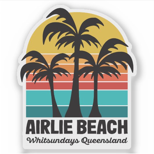 Airlie Beach, Sticker van Queensland (Voorkant)