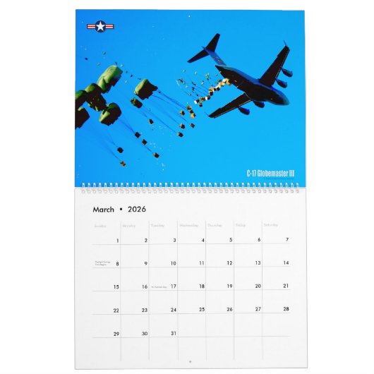 AIRLIFTER - C-17 Globemaster III Kalender (Mar 2026)