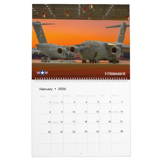 AIRLIFTER - C-17 Globemaster III Kalender (Feb 2026)