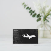 Airline Business Card-sjabloon Visitekaartje (Staand voorkant)