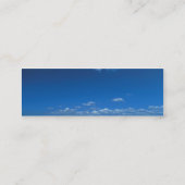 Airline Industry Business Card-sjabloon Mini Visitekaartje (Achterkant)