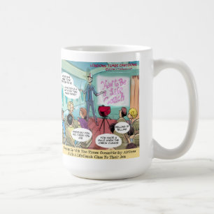 Airline LifeCoach Class Funny Koffiemok