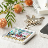 Airline LifeCoach Class Funny Sleutelhanger (Zijkant)