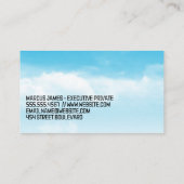 Airline Logo | Flight Visitekaartje (Achterkant)