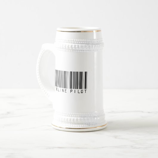 Airline Pilot Bar Code Bierpul (Voorkant links)