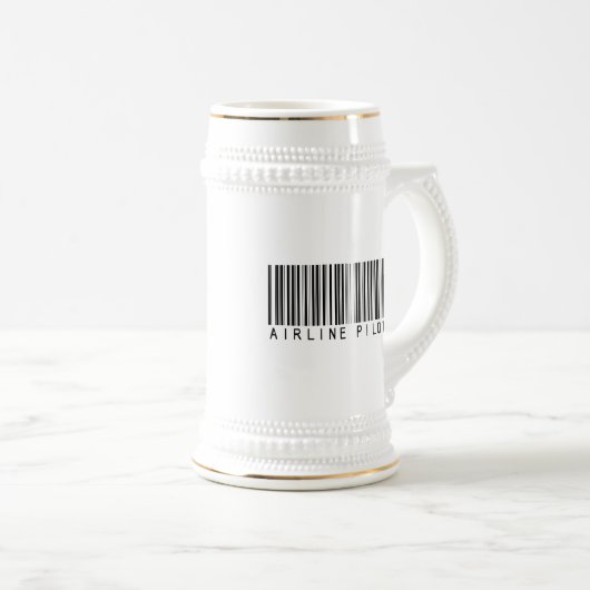 Airline Pilot Bar Code Bierpul (Voorkant rechts)