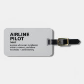 Airline Pilot Definition Travel Label Bagagelabel (Voorkant horizontaal)