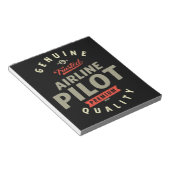 Airline Pilot Notitieblok (Schuin)