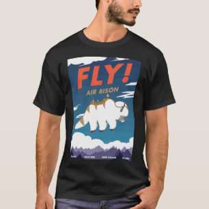 Airline Poster Fly Air ranch-rijschool  T-shirt