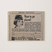 Airline Stewardess  Flight Attendant Legpuzzel (Horizontaal)