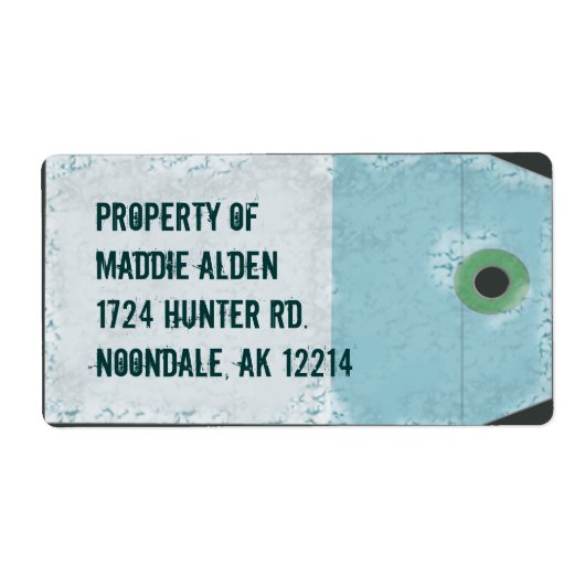 Airline Style Label (Voorkant)