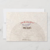 Airline Ticket Bon Voyage Party Uitnodiging (Achterkant)