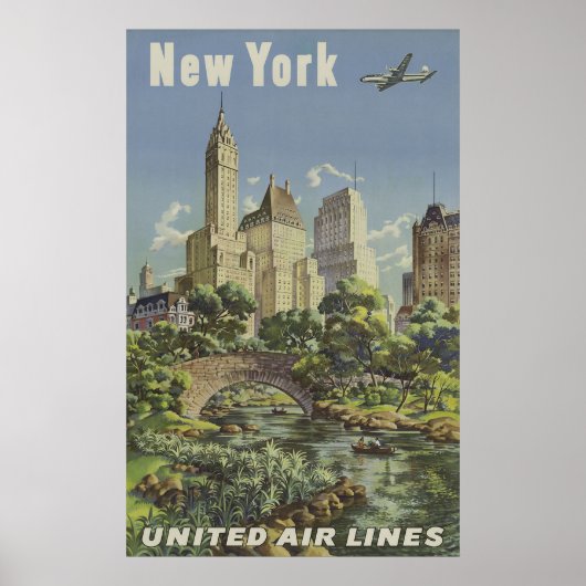 Airlines-advertentie Poster (Voorkant)