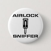 Airlock Sniffer Ronde Button 5,7 Cm (Voorkant)