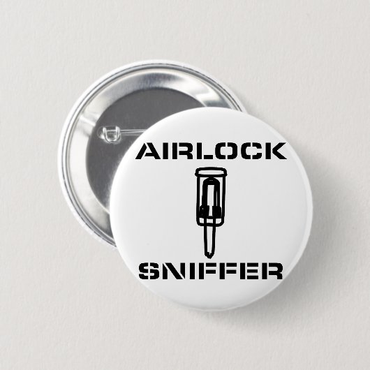 Airlock Sniffer Ronde Button 5,7 Cm (Voorkant /achterkant)