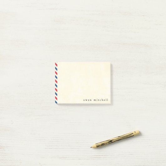 Airmail - Aangepaste post-it nota Post-it® Notes (Op bureau)