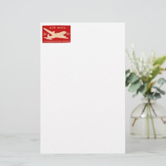  Airmail Briefpapier (Staand voorkant)