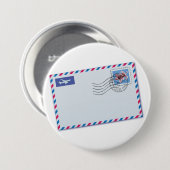 Airmail Envelope Button (Voorkant /achterkant)