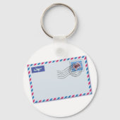 Airmail Envelope Sleutelhanger (Voorkant)