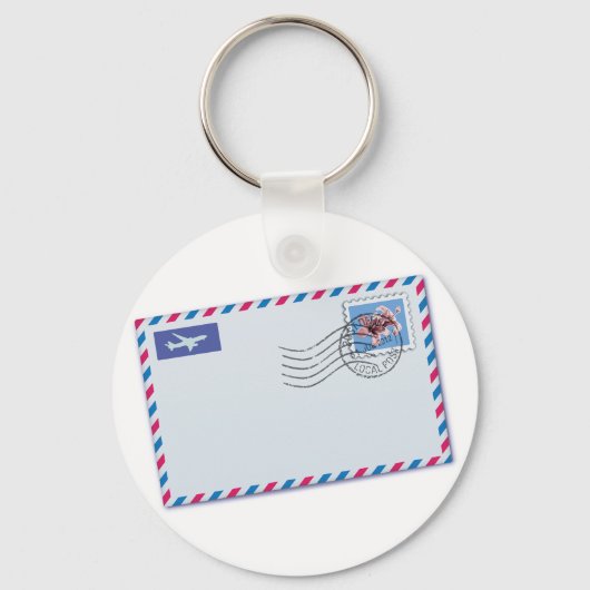 Airmail Envelope Sleutelhanger (Voorkant)