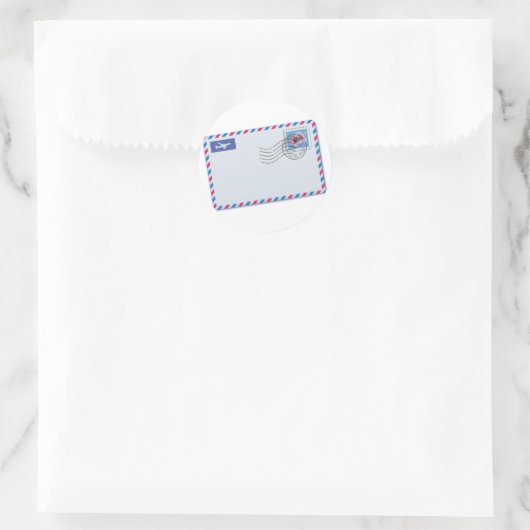 Airmail Envelope Stickers (Tas)