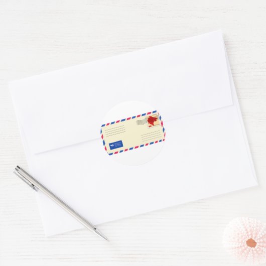 Airmail Envelope Stickers (Envelop)