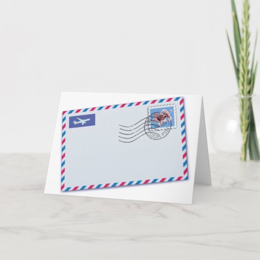 Airmail Envelope Wenskaarten Kaart (Voorkant)