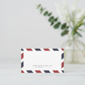 Airmail Escort Card Plaatskaartje (Staand voorkant)