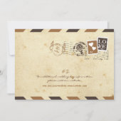  Airmail Love Letter Persoonlijk Opmerking Kaart (Achterkant)