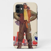 Airmail Pilot Case-Mate iPhone Case (Achterkant)