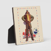Airmail Pilot Fotoplaat (Voorkant)
