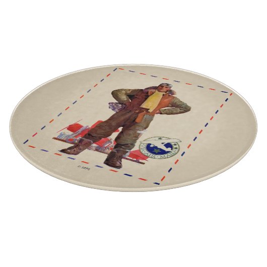 Airmail Pilot Snijplank (Hoek)