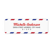 Airmail Return Address Labels (Voorkant)