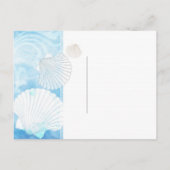 Airmail SeaHorse Beach Wedding Menu Keuze RSVP (Achterkant)