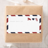 Airmail Sticker Labels - Reis, Liefde, Celebrate! (Insitu)
