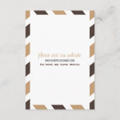 Airmail Travel and Hotel Insert Card Informatiekaartje (Achterkant)