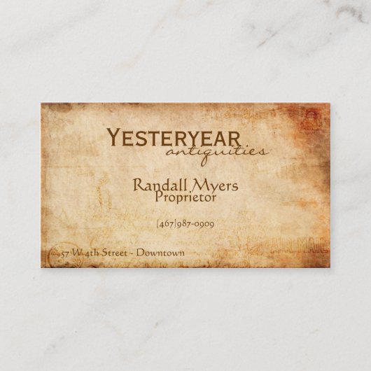  Airmail Visitekaartje (Voorkant)