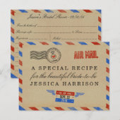  Airmail Vrijgezellenfeest Recept Kaarten (Voorkant / Achterkant)