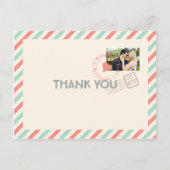 Airmail Weddenschap Briefkaart (Voorkant)