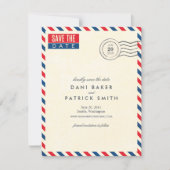 Airmail Wedding Save the Date (Voorkant)
