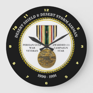 AIRMAN 1 STAR / DESERT SHIELD & STORM GROTE KLOK