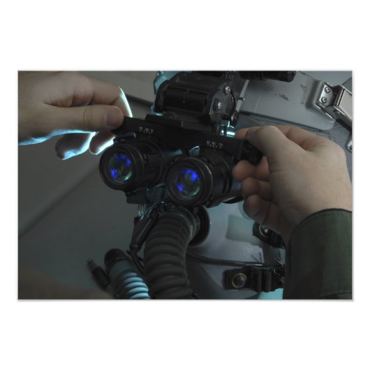 Airman past de eyespan aan foto afdruk (Voorkant)