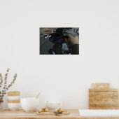 Airman past de eyespan aan poster (Keuken)