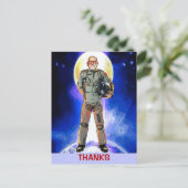 Airman Style Poster Card Briefkaart (Staand voorkant)