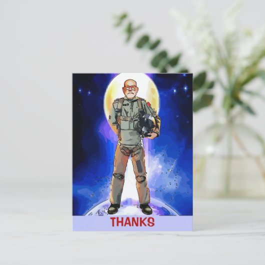 Airman Style Poster Card Briefkaart (Staand voorkant)