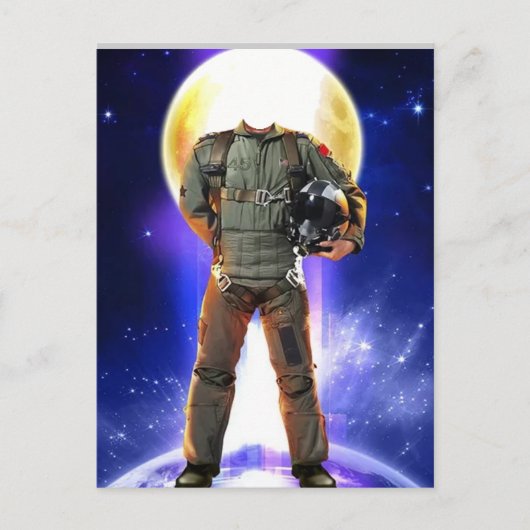 Airman Style Poster Card Briefkaart (Voorkant)