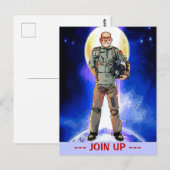 Airman Style Poster Card Briefkaart (Voorkant / Achterkant)
